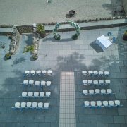 Lodge on Loch wedding ceremony outdoor